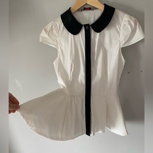 Alice and Olivia size small button up blouse